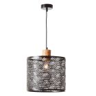 Suspension en bois noire, Sherona