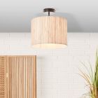Plafonnier beige rustique, Wenda