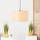 Suspension en bois beige, Enna