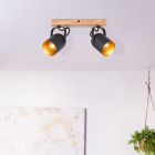 Spot plafond en bois doré, Veroniek