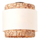 Plafonnier marron rustique, Vibeke