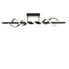 Plafonnier noir moderne, Quang, 20W, 3000K LED