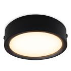 Plafonnier noir en aluminium, Aletta, 15W, 3000K LED