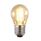 Dimmable E27 ampoule LED, P45, 4W, ambre verre, 2700K