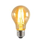 Dimmable E27 ampoule LED, A60, 5w, ambre verre, 2400K