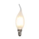 Dimmable E14 ampoule bougie LED, 3w, verre blanc, 2700k