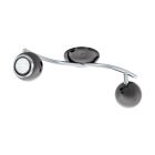 Spot plafond chromé en acier, Anissa