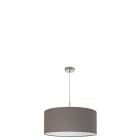Suspension anthracite en tissu, Abano