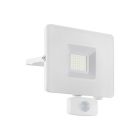 Applique extérieur avec détecteur de mouvement blanche en aluminium, Joey, IP44