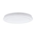 Lampe plafond blanche en acier, Elseline, 30W, couleur réglable LED