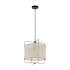 Suspension beige en tissu, Annegien