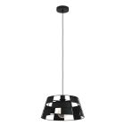 Suspension noire en aluminium, Nelly