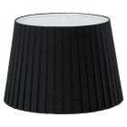 Abat-jour noir Noah, tissu, classique