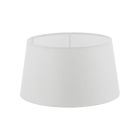 Abat-jour blanc Noah, tissu