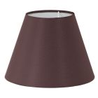 Abat-jour marron Noah, tissu