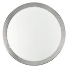 Lampe plafond nickel en verre, Agena