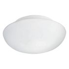 Lampe plafond blanche en verre, Nieke