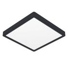 Lampe plafond blanche en plastique, Geraldo, 20,5W, 3000K LED