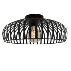 Lampe plafond noire en acier, Egine
