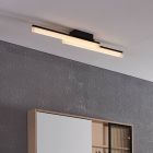 Plafonnier salle de bain noir en aluminium, Michelle, 11W, 3000K LED, IP44