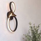 Applique murale noire en aluminium, Thekla, 11,4W, 3000K LED