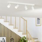 Plafonnier connecté blanc en aluminium, Mayke, 3,7W, RGBW LED