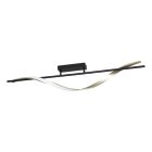 Plafonnier laiton en plastique, Cunera, 20W, blanc chaud à froid réglable LED, gradable en 3 étapes
