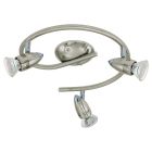 Spot plafond chromé en acier, Elwin