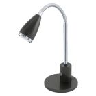 Lampe de table anthracite en métal, Said, avec interrupteur
