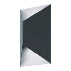 Luminaire extérieur anthracite en métal, Lyndi, 3W, 3000K LED, IP44