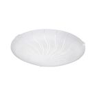 Plafonnier blanc en verre, Bennet, 11W, 3000K LED