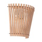 Applique murale marronne en bois, Berry