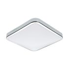 Applique murale chromée en plastique, Beyza, 16W, 3000K LED, IP44