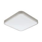 Applique murale nickel en plastique, Beyza, 16W, 3000K LED, IP44