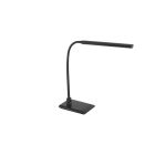 Lampe de bureau noire en plastique, Brennan, 5W, 4000K LED, avec variateur tactile