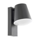 Luminaire extérieur anthracite en métal, Aiden, IP44