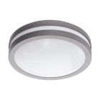 Luminaire extérieur argenté en métal, Justin, IP44