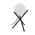 Lampe de table noire en acier, Made, avec interrupteur