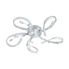 Lampe plafond chromée en aluminium, Yorik, 6W, 3000K LED