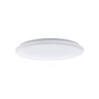 Lampe plafond blanche en acier, Patryk, 40W, couleur réglable LED