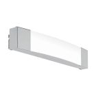 Éclairage miroir chromé en plastique, Rafi, 8W, 4000K LED, IP44