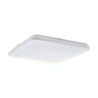 Lampe plafond blanche en acier, Eloise, 33W, 3000K LED