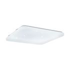 Lampe plafond blanche en acier, Eloise, 33W, 3000K LED