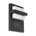 Luminaire extérieur anthracite en aluminium, Nicol, 10W, 3000K LED, IP44