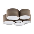 Lampe plafond blanche en acier, Regina