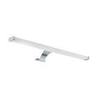 Éclairage miroir chromé en acier, Yvanka, 10W, 3000K LED, IP44