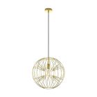 Suspension jaune en acier, Josiah