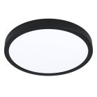 Plafonnier connecté blanc en plastique, Geraldo, 19,5W, blanc chaud à froid réglable LED, IP44