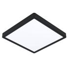 Plafonnier connecté blanc en plastique, Geraldo, 19,5W, blanc chaud à froid réglable LED, IP44