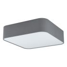 Lampe plafond blanche en acier, Abano